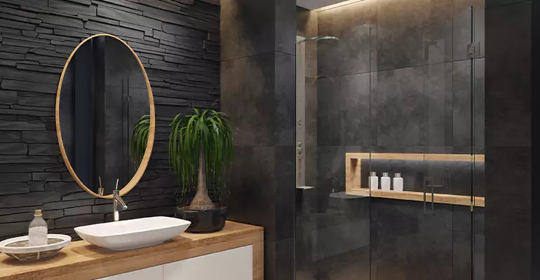 Bathroom Floor Tile Remodel in Doylestown