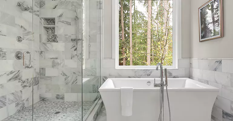 Bathtub to Tile Shower Conversion in Doylestown